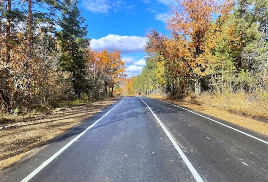В Самарской области завершен капремонт дороги, ведущей к Муранскому бору